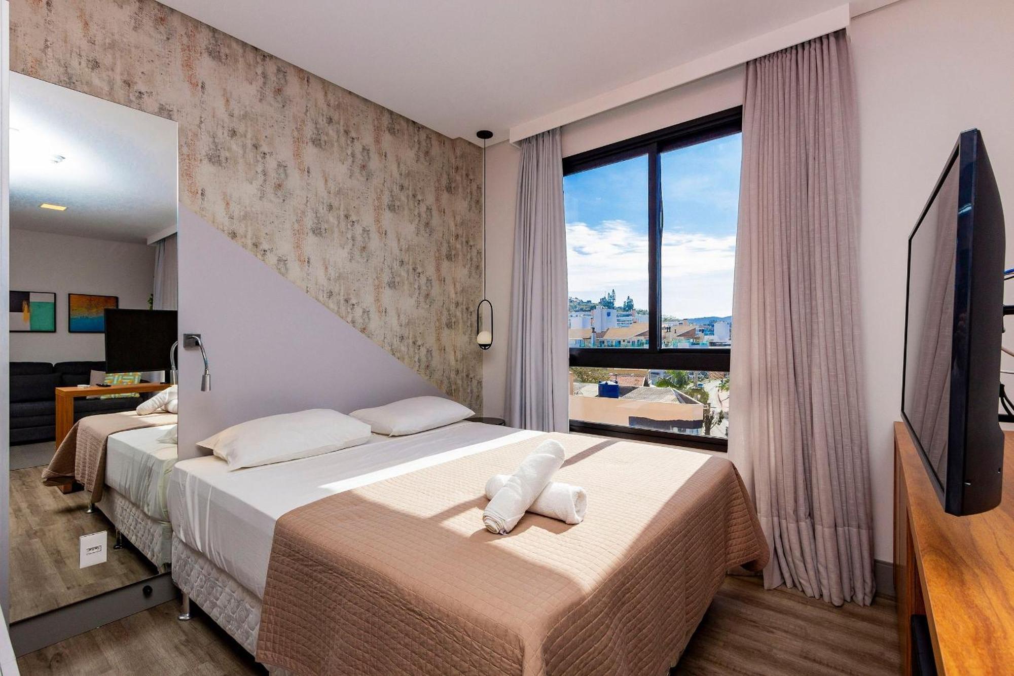 Aion Suites 302 - Lindo Apartamento Com Vista Para O Mar, A 60M Da Praia De Bombinhas, Com Piscina E Academia No Rooftop. Kültér fotó