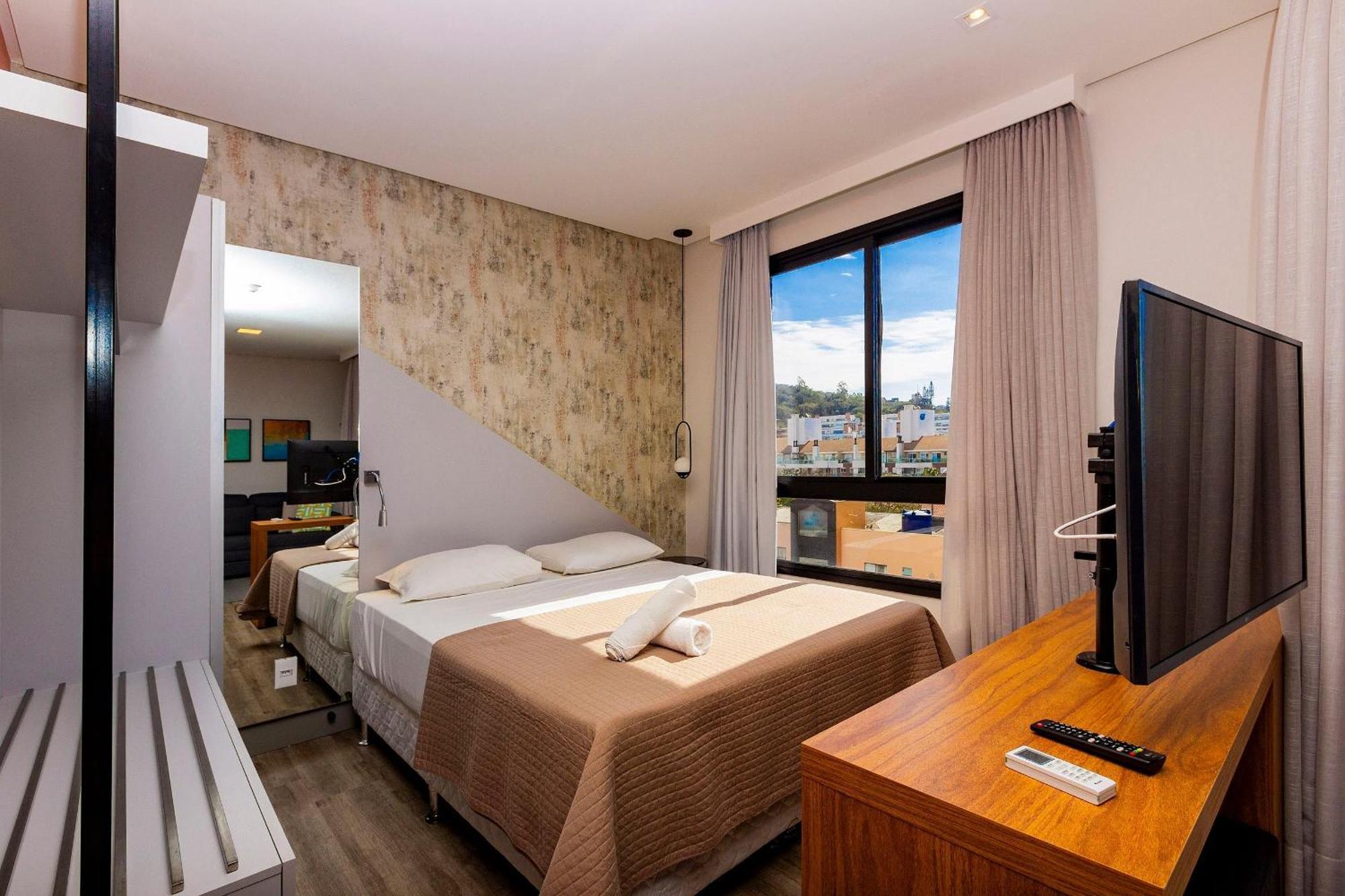 Aion Suites 302 - Lindo Apartamento Com Vista Para O Mar, A 60M Da Praia De Bombinhas, Com Piscina E Academia No Rooftop. Kültér fotó
