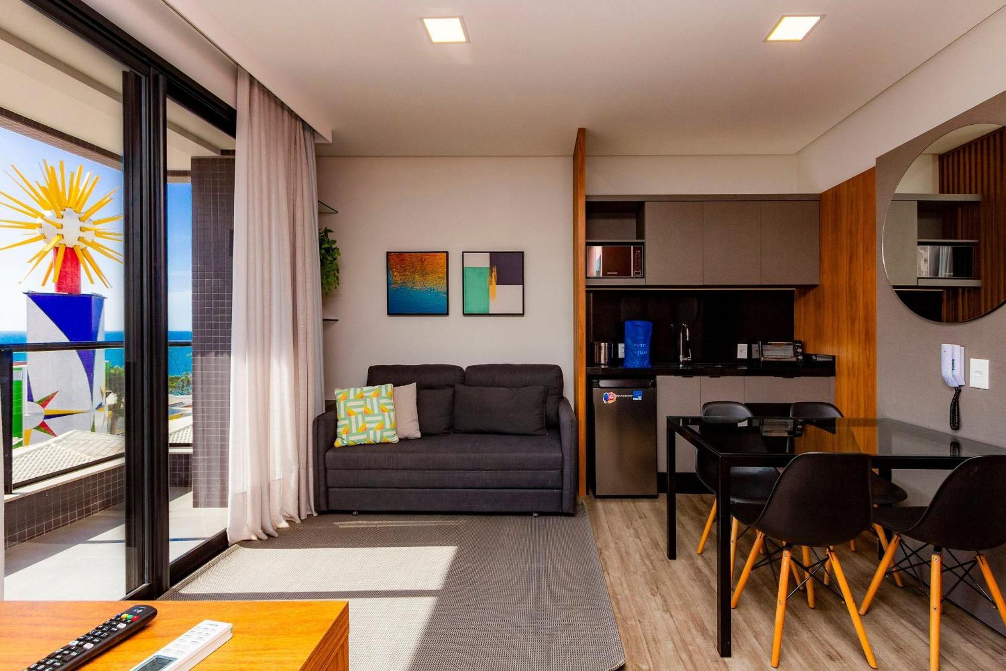 Aion Suites 302 - Lindo Apartamento Com Vista Para O Mar, A 60M Da Praia De Bombinhas, Com Piscina E Academia No Rooftop. Kültér fotó