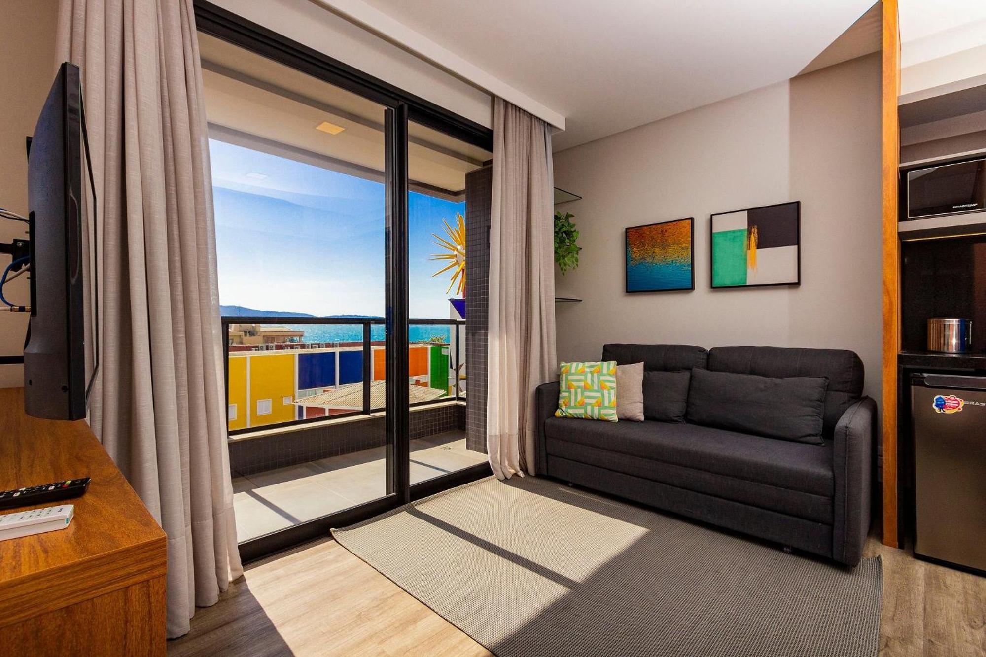 Aion Suites 302 - Lindo Apartamento Com Vista Para O Mar, A 60M Da Praia De Bombinhas, Com Piscina E Academia No Rooftop. Kültér fotó