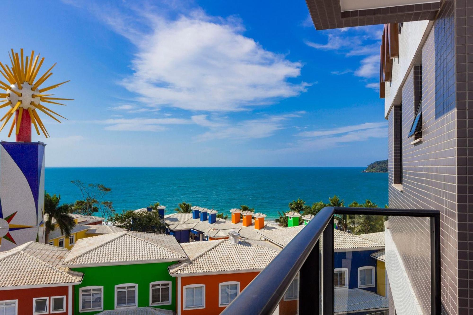 Aion Suites 302 - Lindo Apartamento Com Vista Para O Mar, A 60M Da Praia De Bombinhas, Com Piscina E Academia No Rooftop. Kültér fotó